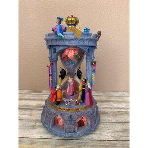 Disney Sleeping Beauty LED Light-UP Hourglass Snowglobe Music Box w/FLAWS